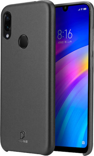 Dux Ducis Skin Lite Back Cover Synthetic Leather Black (Redmi 7)