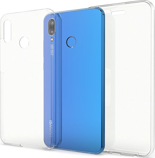 Forcell Front/Back Back Cover Σιλικόνης 0.3mm Διάφανο (Huawei P20 Lite)