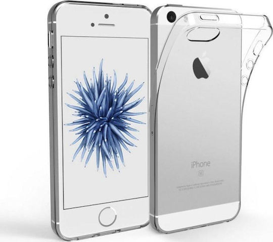 Hurtel Back Cover Σιλικόνης 0.5mm Διάφανο (iPhone 5/5s/SE)