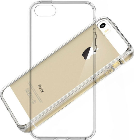 Hurtel Back Cover Σιλικόνης 0.5mm Διάφανο (iPhone 5/5s/SE)