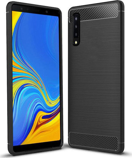 Hurtel Back Cover Silicon Negru (Galaxy A7 2018)