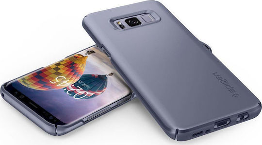 Spigen Thin Fit Задна корица Пластмаса Лилав (Galaxy S8)