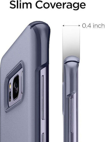 Spigen Thin Fit Задна корица Пластмаса Лилав (Galaxy S8)