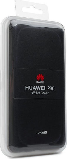 Huawei Книга Изкуствена кожа Черен (Huawei P30)