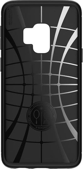 Spigen Rugged Armor Back Cover Silicon Negru (Galaxy S9)