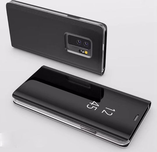 Hurtel Clear View Book Plastic Black (Galaxy S9+)