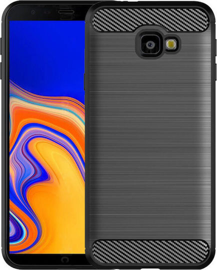 Hurtel Plus 2018 Umschlag Rückseite Kunststoff Schwarz (Galaxy J4+)