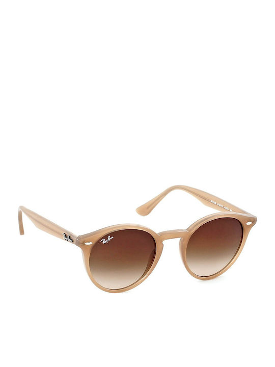 Ray Ban Unisex Sunglasses with Brown Plastic Frame and Brown Lens RB2180 616613