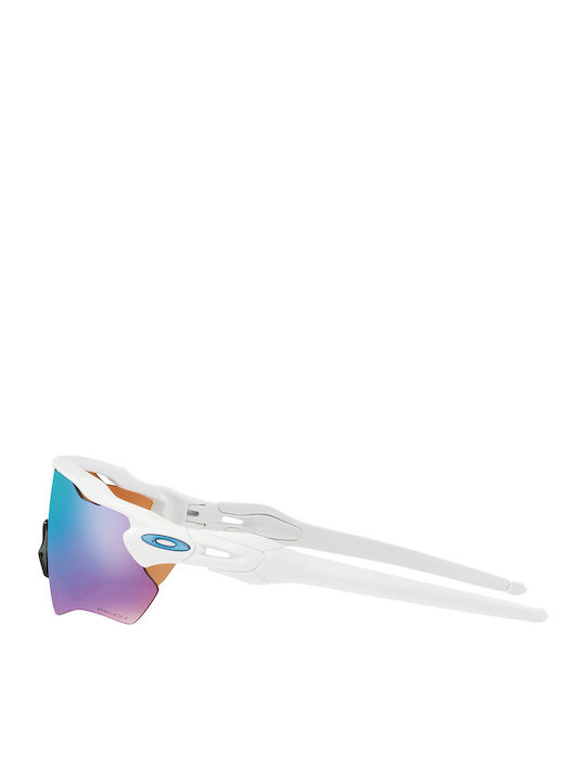 Oakley Radar Ev Path Ανδρικά Γυαλιά Ηλίου με Λευκό Κοκκάλινο Σκελετό και Μωβ Καθρέφτη Φακό OO9208-47