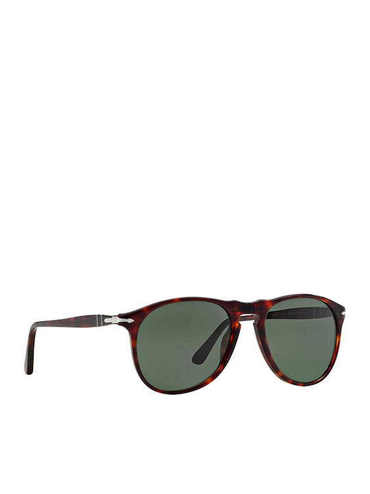 Persol Unisex Sunglasses with Brown Tartaruga Plastic Frame PO9649S 24/31