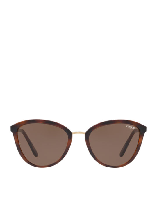 Vogue Women's Sunglasses with Brown Tartaruga Plastic Frame and Brown Lens VO5270S 238673