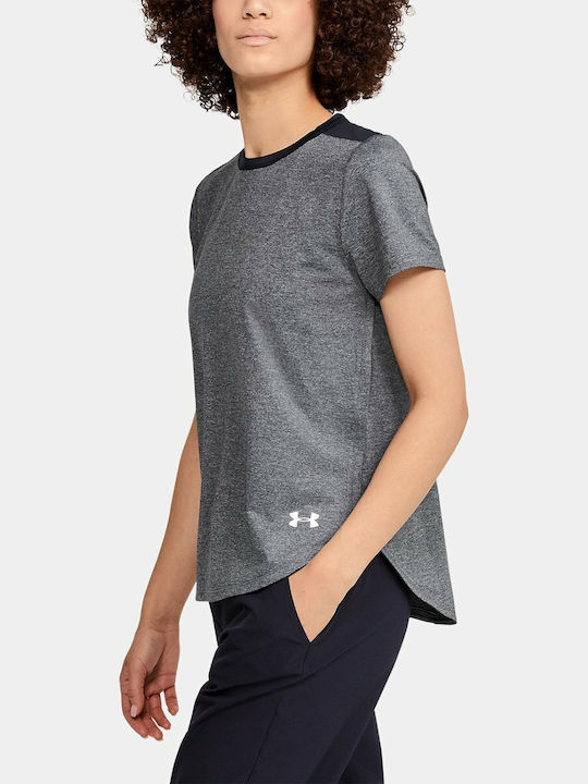 Under Armour Armour Sport Crossback Women's Athletic T-shirt Fast Drying Gray