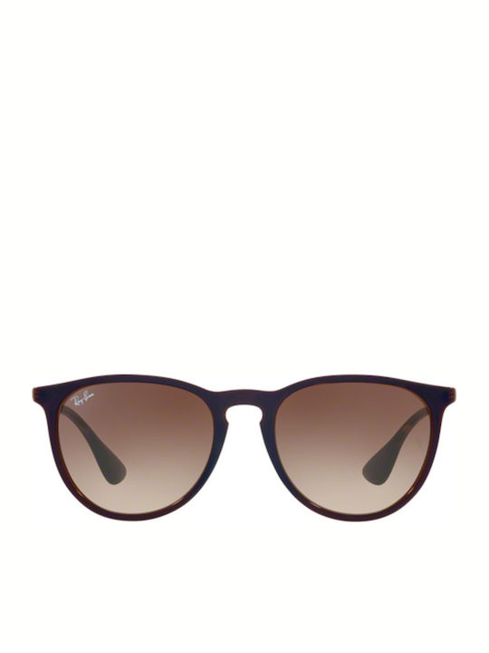 Ray Ban Erika Sonnenbrillen mit Braun Rahmen und Braun Verlaufsfarbe Linse RB4171 631513