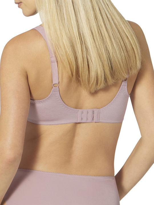 Soft Ladyform W Bra without Padding Underwire Pink