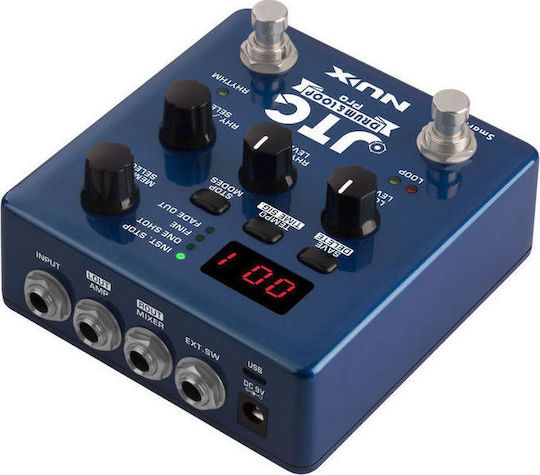NUX JTC Drum&Loop Pro NDL-5 Pedals Footswitch Electric Guitar and Electric Bass