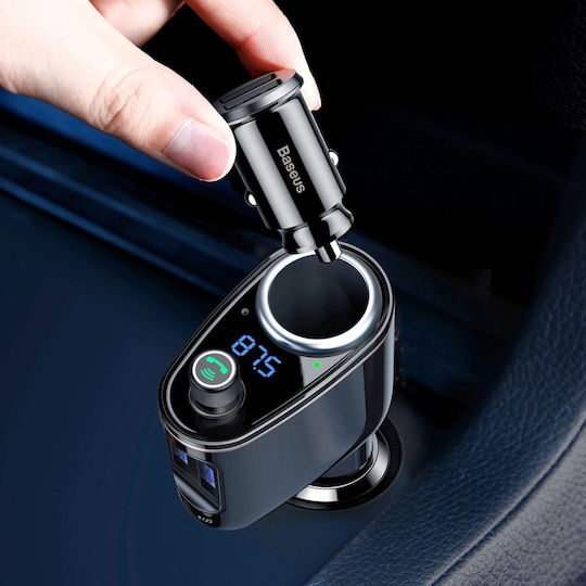 Baseus FM Transmitter Αυτοκινήτου Locomotive με USB