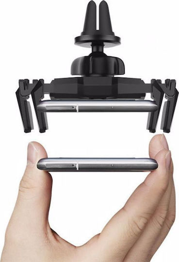Spigen Click.r Car Mobile Mount 4" - 6" with Adjustable Hooks Black