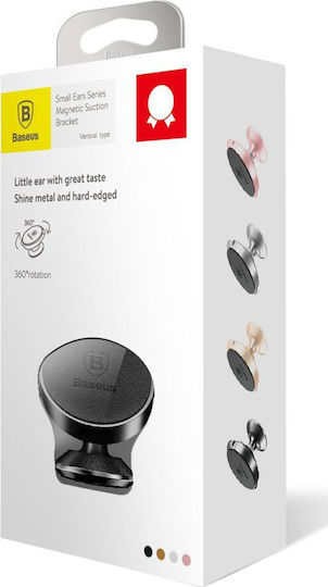 Baseus Small Ears Series Suport Auto pentru Telefon cu magnet Neagră