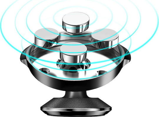 Baseus Small Ears Series Suport Auto pentru Telefon cu magnet Neagră