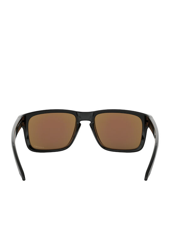 Oakley Holbrook Men's Sunglasses with Black Plastic Frame and Blue Mirror Lens OO9102-F5