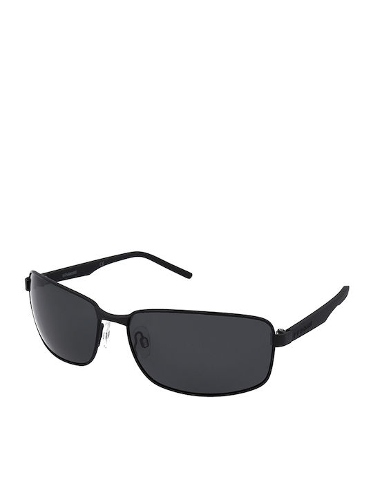 Polaroid Men's Sunglasses with Black Metal Frame and Black Polarized Lenses PLD 2045/S 807/M9