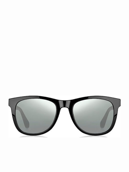 Tommy Hilfiger Sonnenbrillen mit Schwarz Rahmen und Silber Spiegel Linse TH1559/S 807/T4