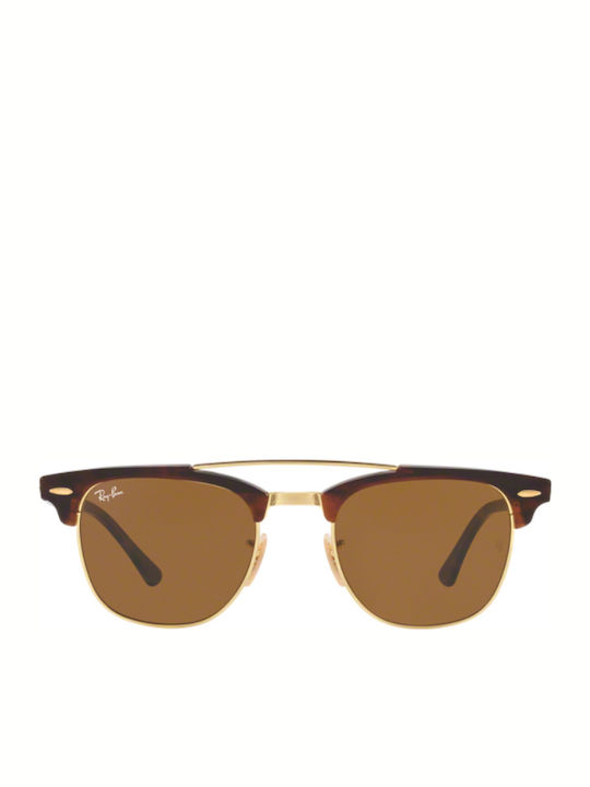 Ray Ban Clubmaster Double Bridge Γυαλιά Ηλίου με Mixed Σκελετό Ray Ban Clubmaster Double Bridge Γυαλιά Ηλίου με Mixed Σκελετό