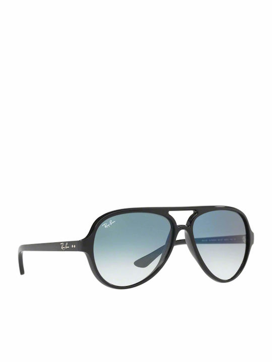 Ray Ban Cats 5000 Мъжки Слънчеви очила с Черен Рамка и Светлосин Градиент Леща RB4125 601/3F