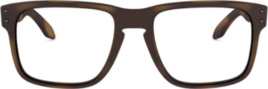 Oakley Holbrook Rx Männlich Kunststoff Brillenrahmen Braun Schildpatt OX8156-02