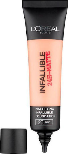 L'Oreal Paris Infaillible 24H Matte Cover Liquid Make Up 20 Sand 35ml