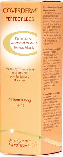 Coverderm Perfect Legs Waterproof SPF16 Liquid Foundation 01 50ml