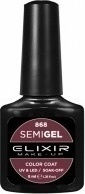 Elixir Semi Gel Ημιμόνιμο Βερνίκι Νυχιών 868 Metallic Incarnadine 8ml
