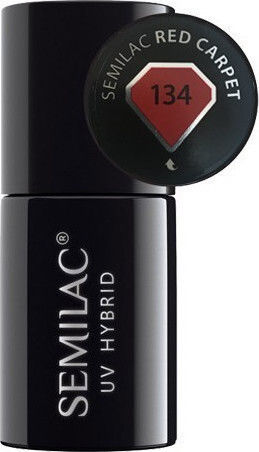 Semilac Classic Ημιμόνιμο Βερνίκι Νυχιών Red Carpet 134 7ml