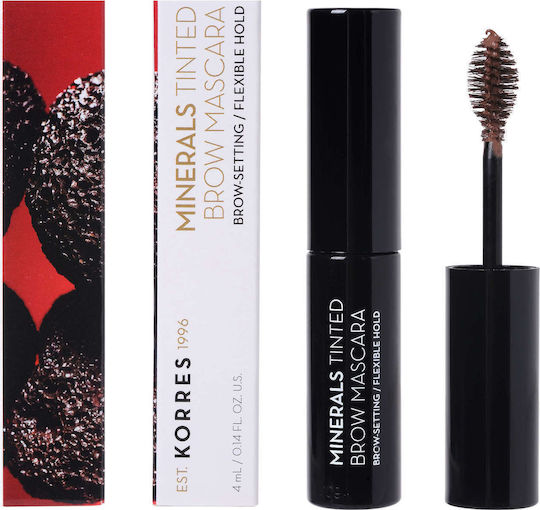 Korres Minerals Tinted Mascara for Eyebrows 02 Medium Shade