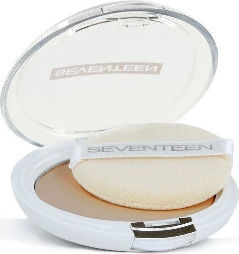 Seventeen Natural Silky Transparent Compact Powder Puder 2 Light Beige SPF15 10gr