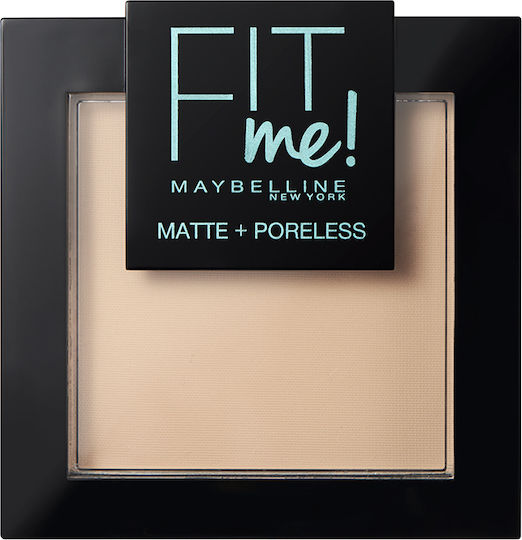 Maybelline Fit Me Matte & Poreless Πούδρα 128 Warm Nude 8.5gr