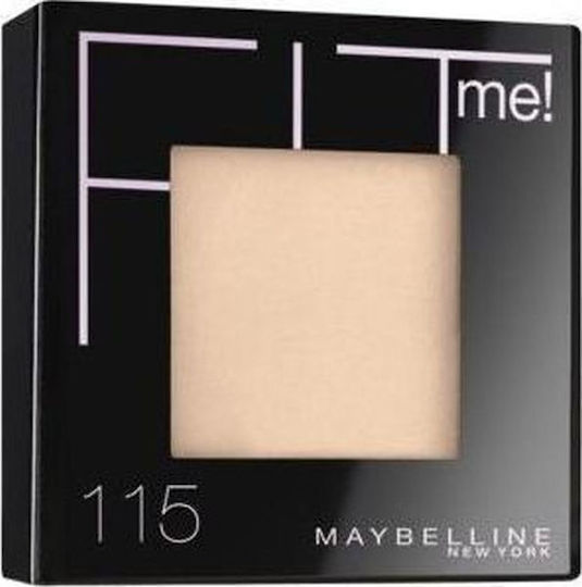 Maybelline Fit Me Matte & Poreless Πούδρα 115 Ivory 8.5gr