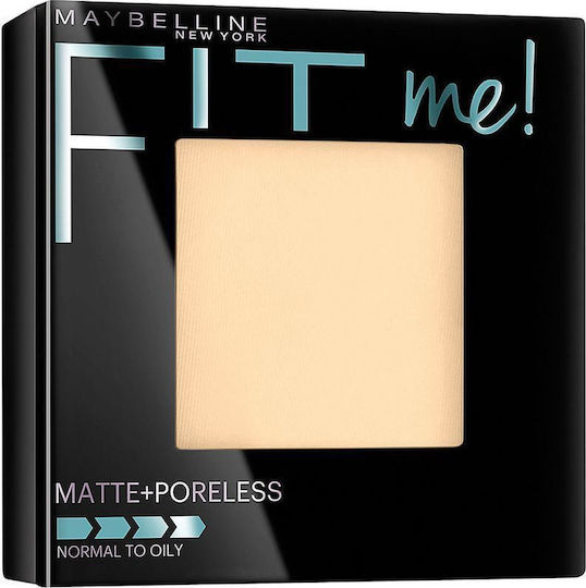 Maybelline Fit Me Matte & Poreless Πούδρα 115 Ivory 8.5gr