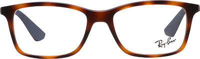 Ray Ban Plastic Eyeglass Frame Brown Tortoise RB7047 5574