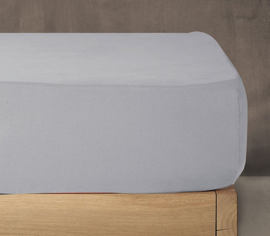 Nef-Nef Homeware Doppelter 140x200+30cm mit Gummizug 024429 White