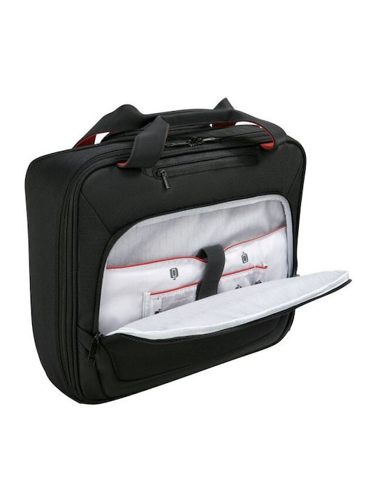 Delsey Parvis Plus Geantă De umăr / de mână pentru laptop 15.6" în culoarea Negru