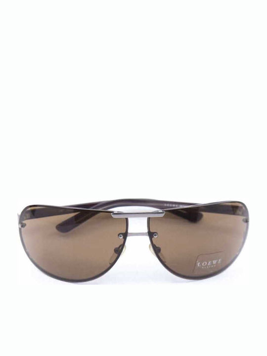 Loewe Sunglasses with Brown Metal Frame SLW178 568