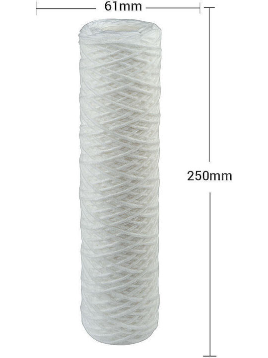 Atlas Filtri Water Filter Replacement Central Water Filtration System made of Polypropylene 10" FA 10 SX 25 μm