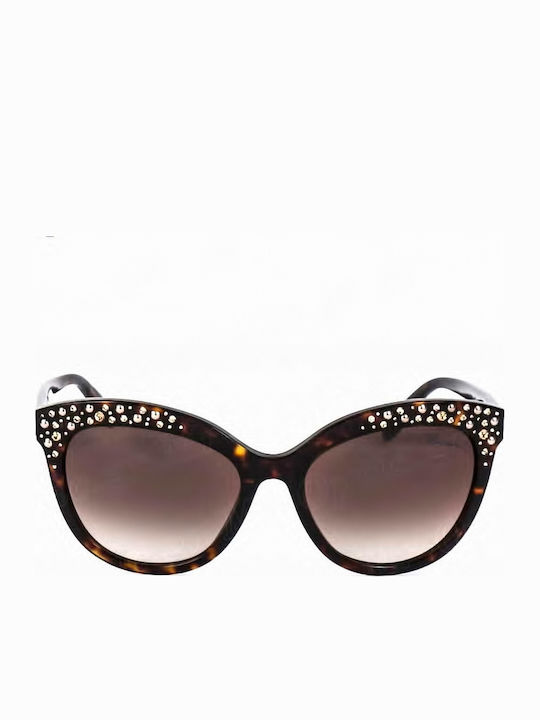 Blumarine Women's Sunglasses with Brown Tartaruga Plastic Frame 623S 0743