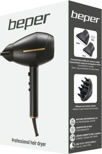 Beper Ionic Професионален Сешоар с Дифузер 2200W