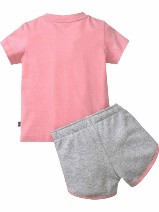 Puma Kids Set with Shorts Summer 2pcs Pink