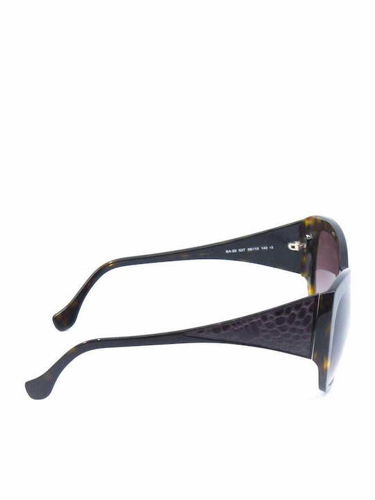 Balenciaga Damen Sonnenbrille mit Braun Kunststoff Gestell