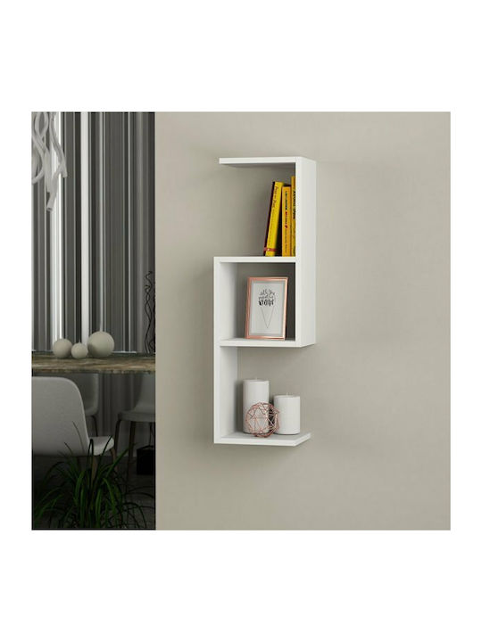 Shelf Wall Dibi 119-000850 White 90x22x89cm