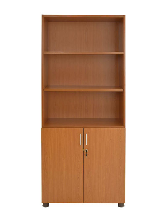 Βιβλιοθήκη Kalista Καφέ 80x40x190εκ.