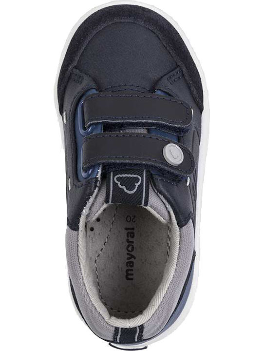 Παιδικά Sneakers με Σκρατς Navy Μπλε